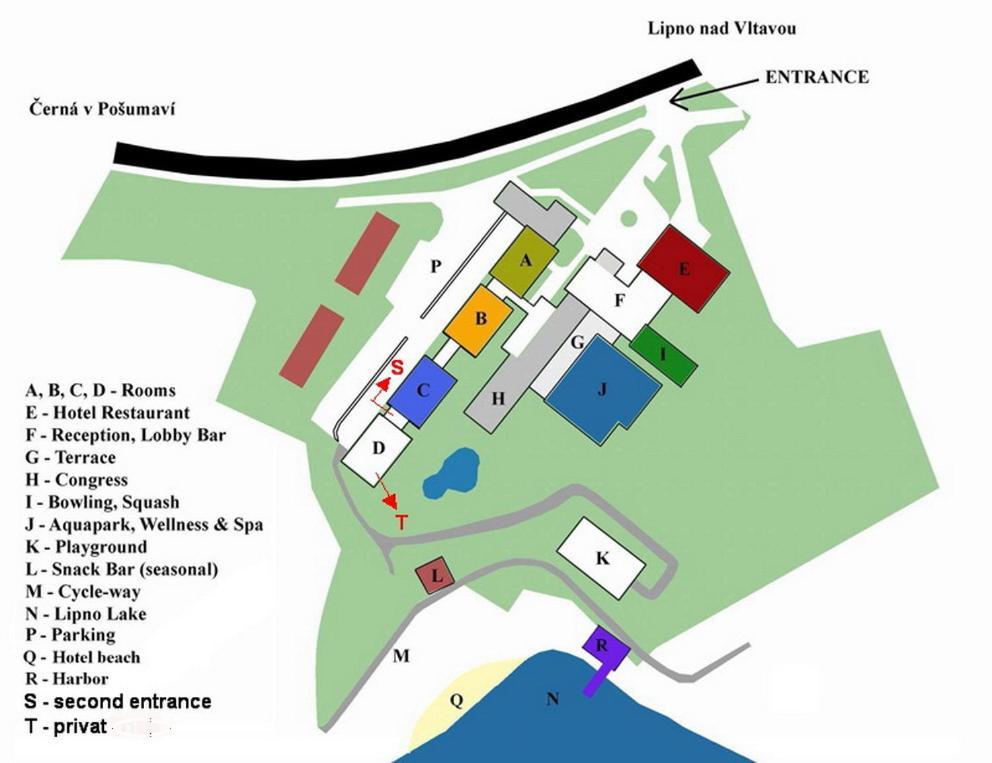 Lipno Wellness - C104 Privat Family * Frymburk